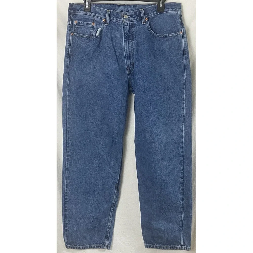 Levis‎ 560 Mens Jeans Blue Denim 38x32 (Actual 38x31) Straight Relaxed Comfort